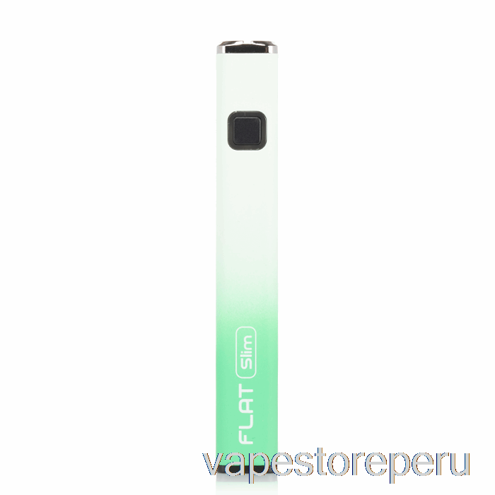 Vape Sin Nicotina Peru Yocan Flat Slim 350mah Batería Verde Blanco